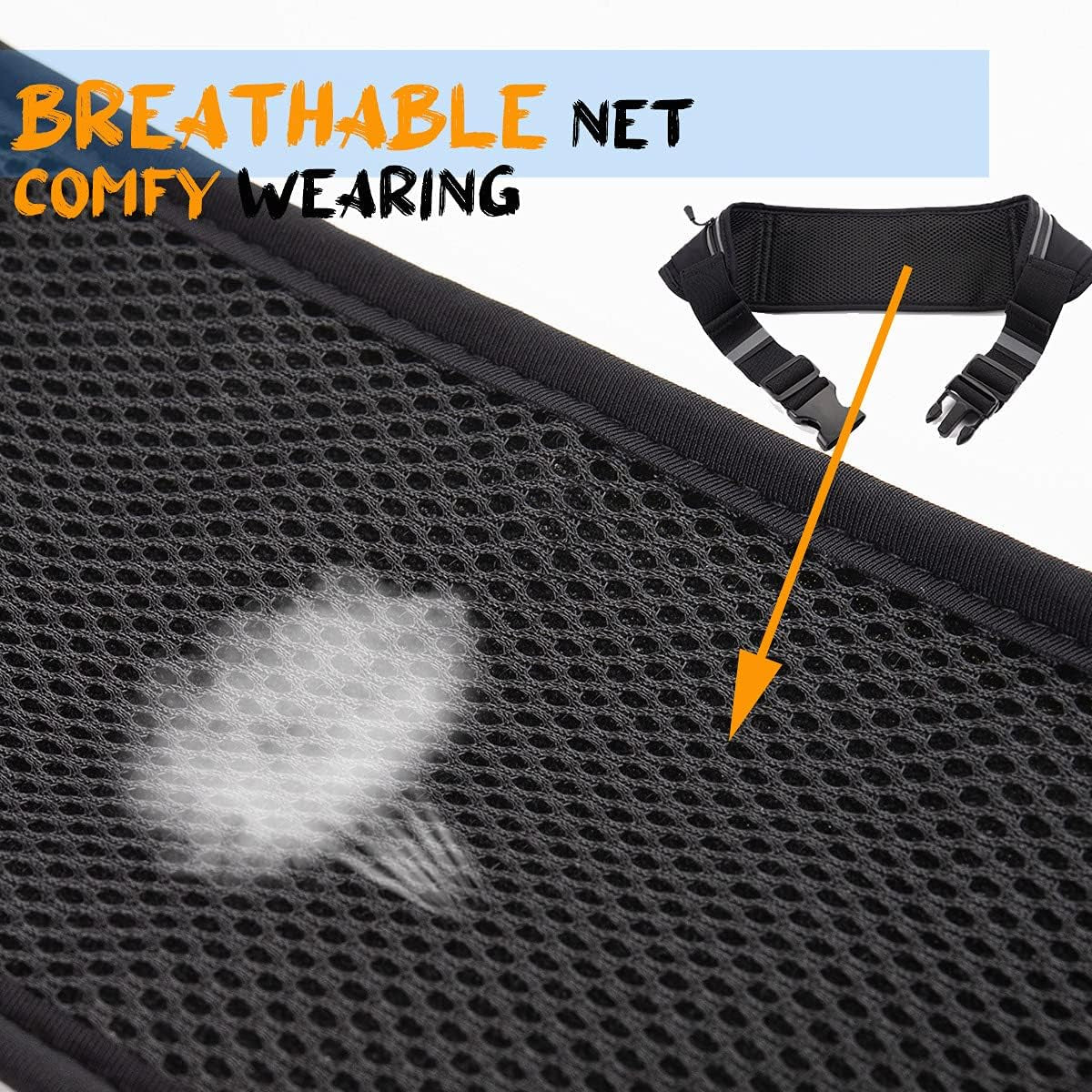 Slim Running Belt, Workout Fanny Pack for Men Women,Exercise Waist Pack for Apple Iphone Holder, Runner Belt for Running Walking Cycling Camping Gym