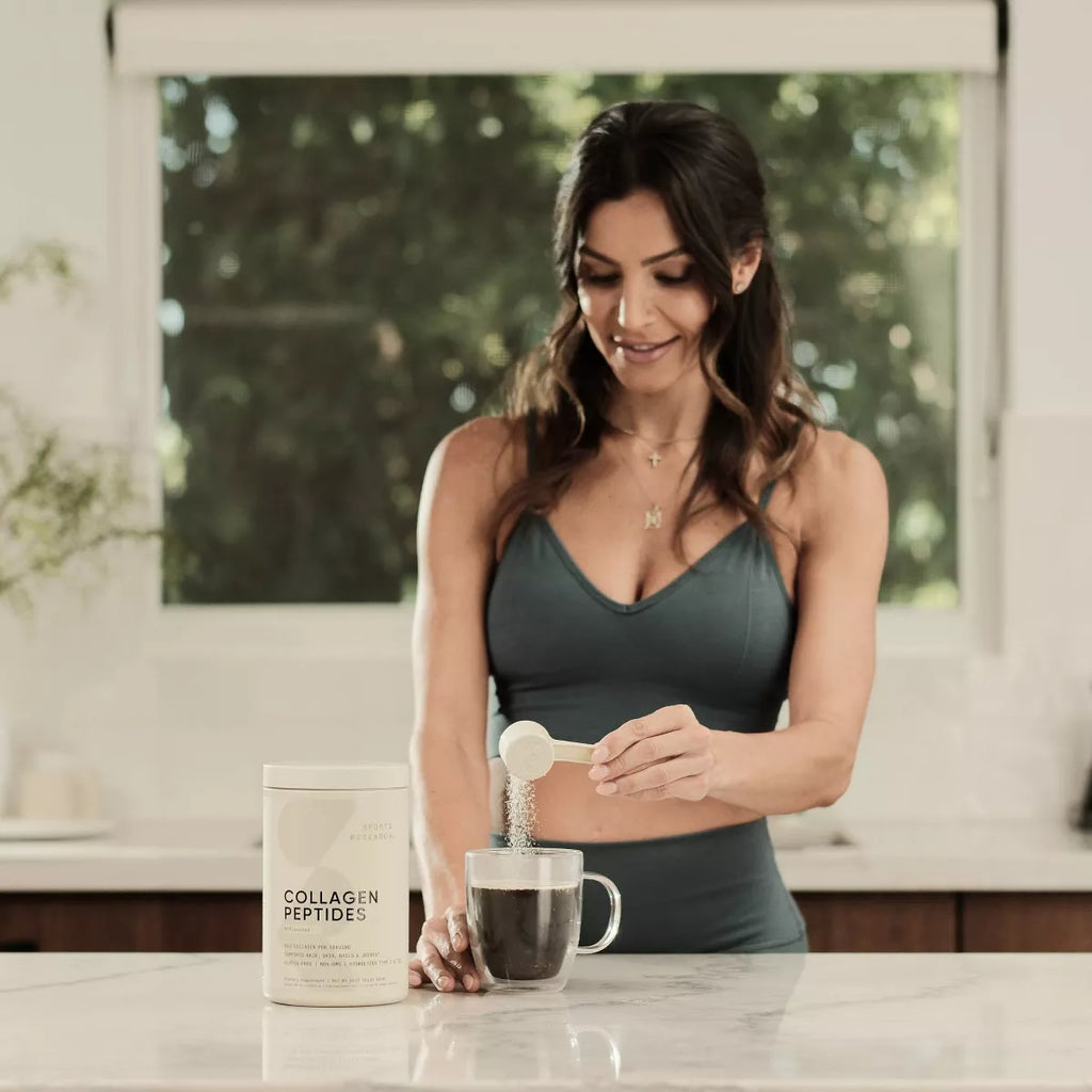 Sports Research Collagen Peptides Powder - Unflavored - 18Oz